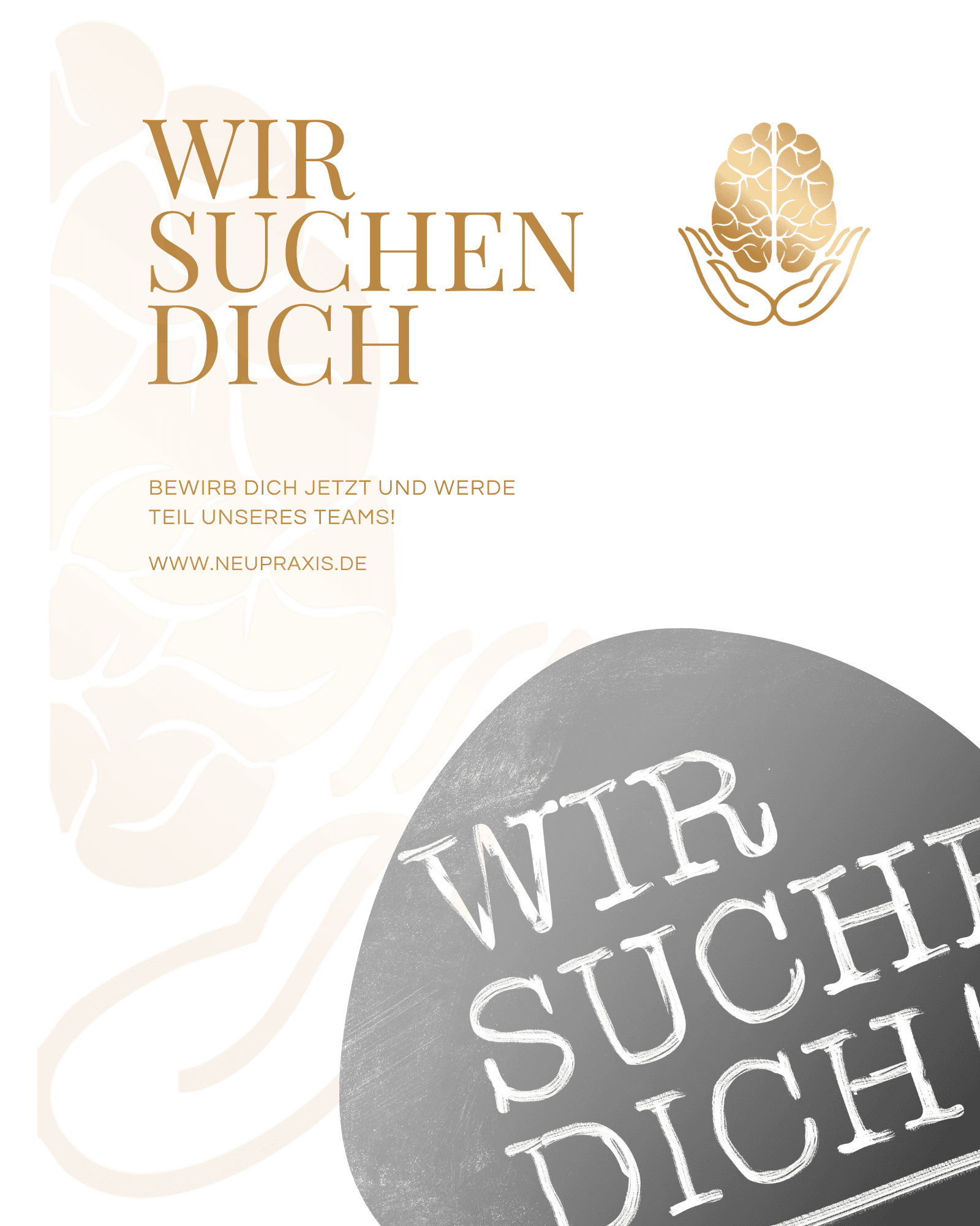Wir suchen dich — Bewerbung an die Neuropraxis Duisburg